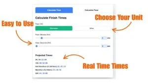 Marathon Pace Calclator